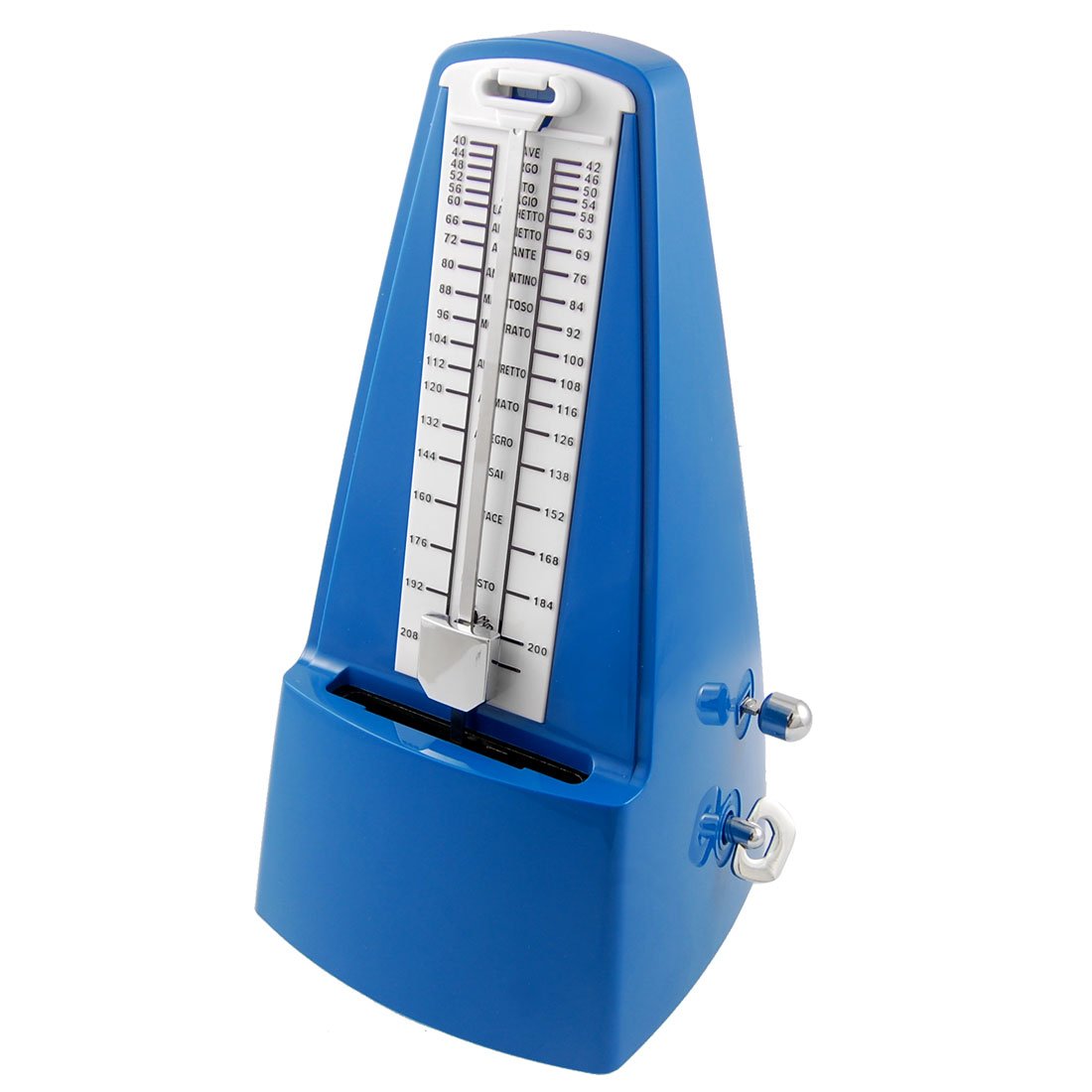 Ruilogod Pirámide azul Tempo Péndulo Mecánico METRONOMO