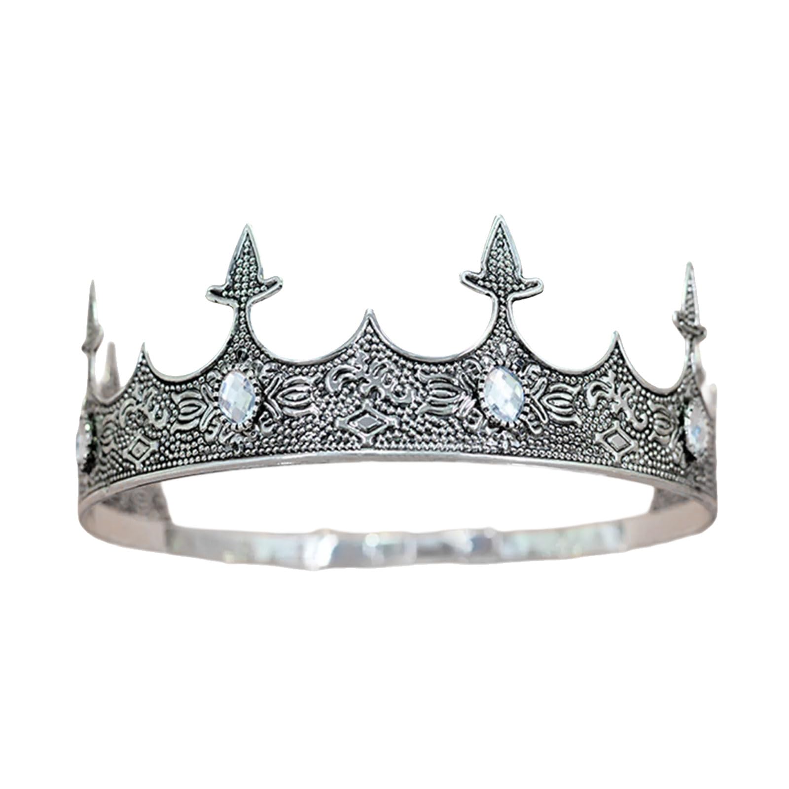 XuQiZZpp Elegant Men's Crowns Headpiece Tiaras Crowns Hairband for Cosplay and Special Occasion Theme Event Dressingup Hairband