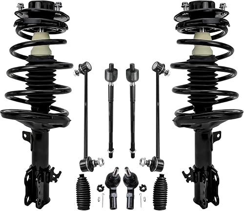 Miniatura 294 de Detroit Axle - Kit de puntales delanteros de 6 piezas para Chevrolet Aveo Aveo5 Pontiac G3 Wave, barra estabilizadora, varillas de acoplamiento