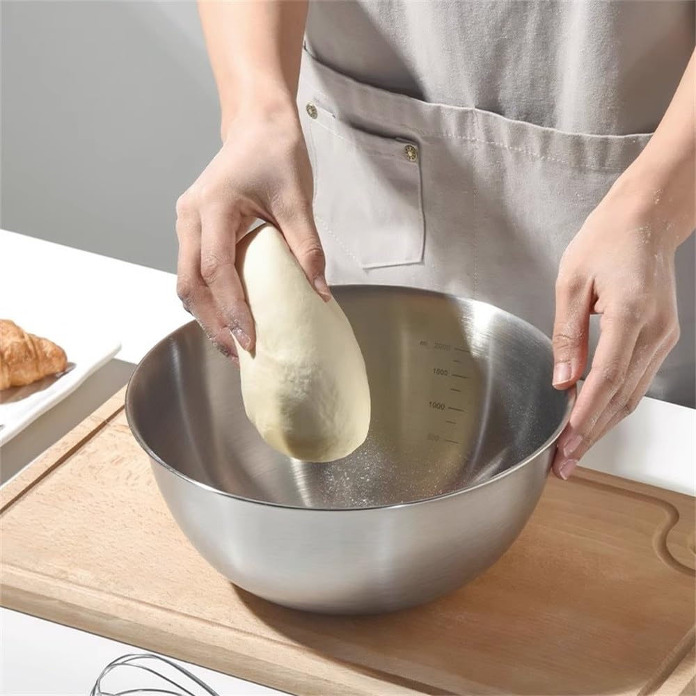 Miski do mieszania,Miska ze stali nierdzewnej do trzepaczek i misek(25cm)