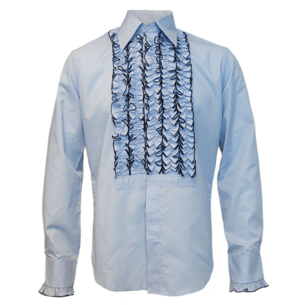 Buy Chenaski Mens Ruffle Ruche Frill 
