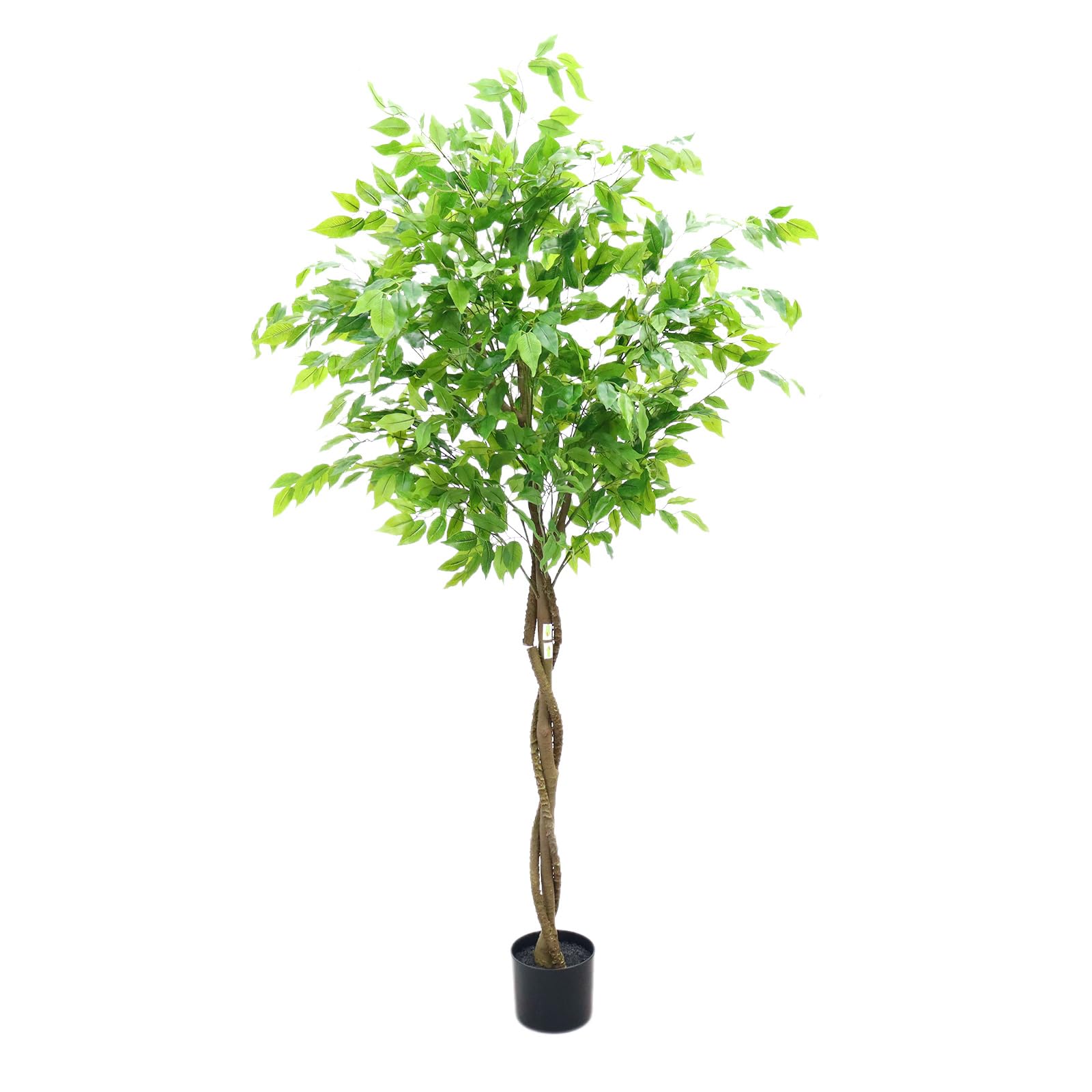 Ficus Tree Artificiel 160 cm, Plante Artificielle en Pot, Grandes Plantes Côtières, Plante Artificielle, pour L'intérieur Et L'extérieur, La Maison, Le Bureau, Le Jardin Décoration