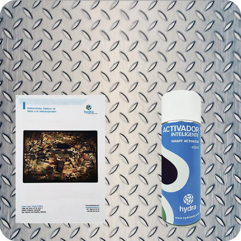 BASIC Hydro Dipping Kit Hydro dip Kit Zestaw Hydrograficzny : 1 SMART Water Transfer Printing Activator Spray 400 ml + Podstawowy podręcznik użytkownika + Folia hydrograficzna. Rozmiar: Szerokość: 3