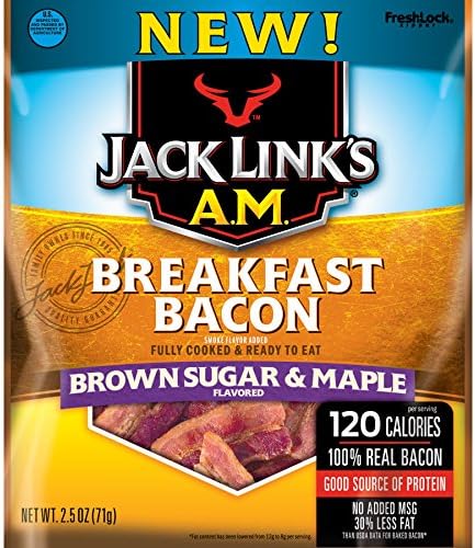 Jack Links A.M. Breakfast Bacon Brown Sugar & Maple Bacon Jerky (2.85oz)