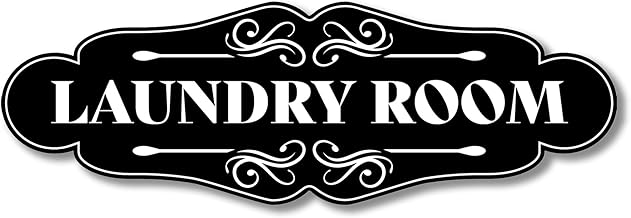 Laundry Room Sign for Door - 9x3 Dibond Laundry Decor for Room