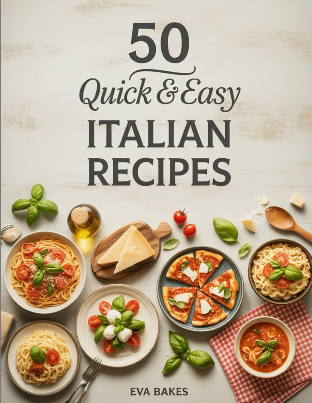 50 Quick and Easy Italian Recipes: Simple, Flavorful & Authentic Italian Dishes – Pasta, Pizza, Soups & Classic Comfort Meals Ready in 30 Minutes or Less (Quick and Easy Recipes)