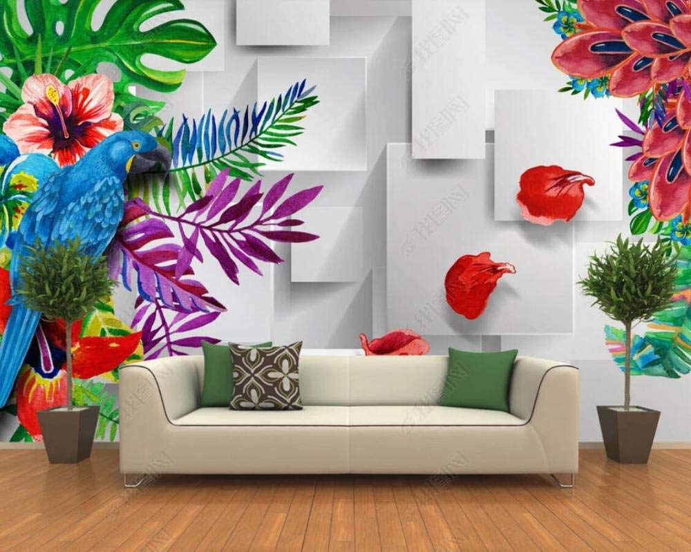 Custom Southeast Asian Palm Wallpaper 3d Mural Green Retro Tropical Leaves Plant Wall Paper Luxury Home Decoration TV Background - 13