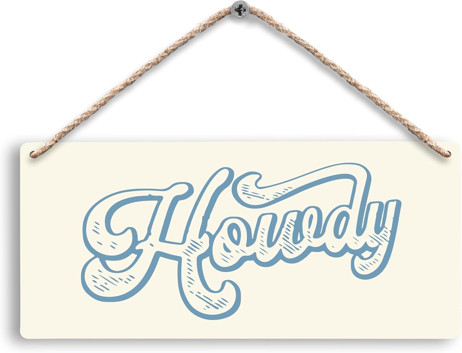 Coastal Cowgirl Howdy Westerns,Howdy Sign,Coastal Cowgirl Room Decor,Blue Pink Preppy Room Preppy Western Dorm Room Decor Gifts For Girls Cowgirls(Blue) 5x10 Inch