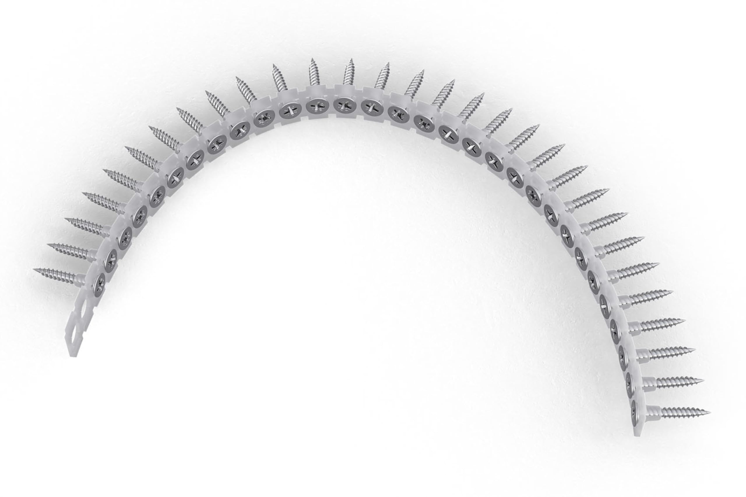IDS FST S25 Bandschrauben 3,5 x 25 mm für Trockenbau Gipskarton auf Stahlprofilen Magazinschrauben mit Doppelkopf Technologie verzinkt 1000 Stück