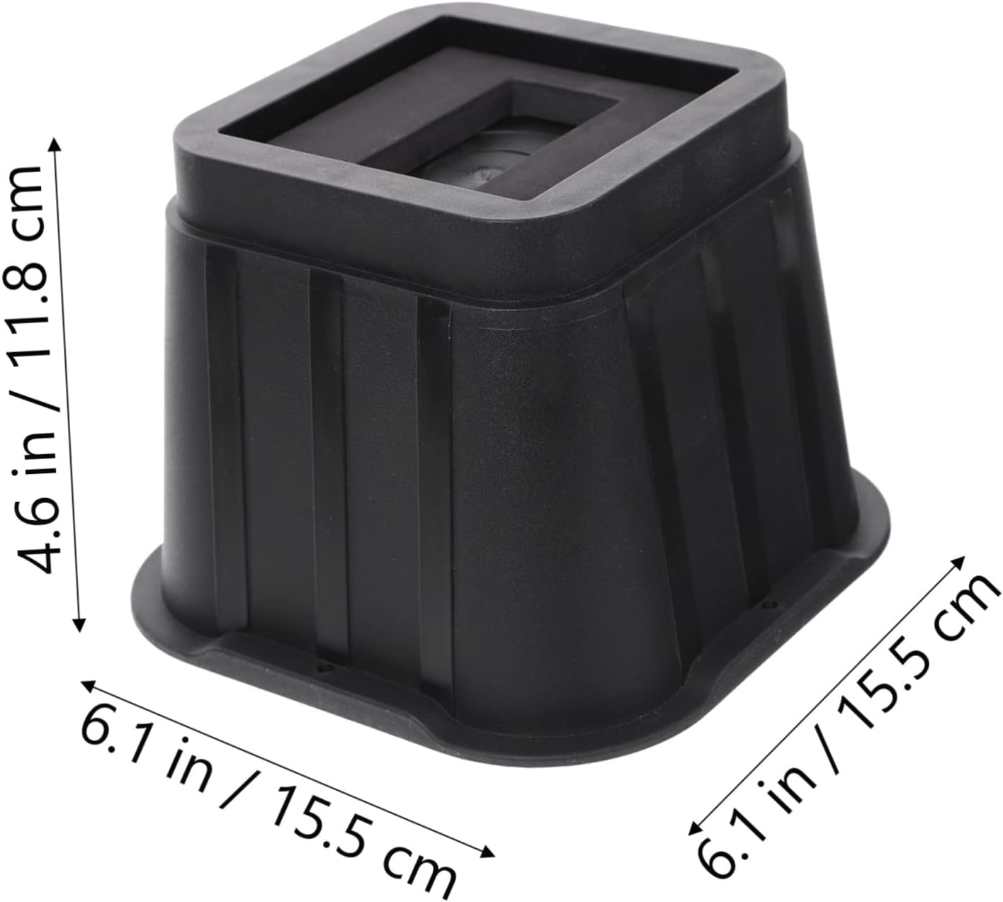 4sets Solid Wheel Mats Nonslip Pads for Furniture Risers Desk Bed Cabinet Washing Machine