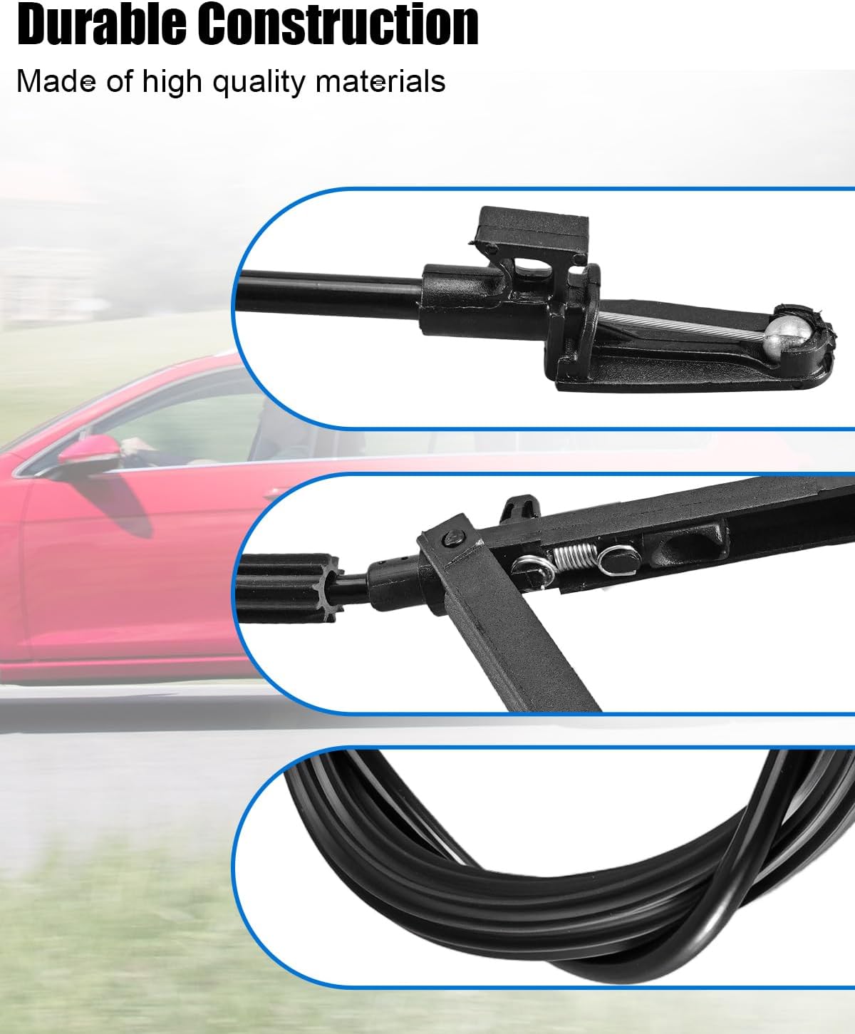 Hood Latch Release Cable Fit for VW Volkswagen Golf Sportwagen GTI 2015 2016 2017 2018 Replace 5G1823531C