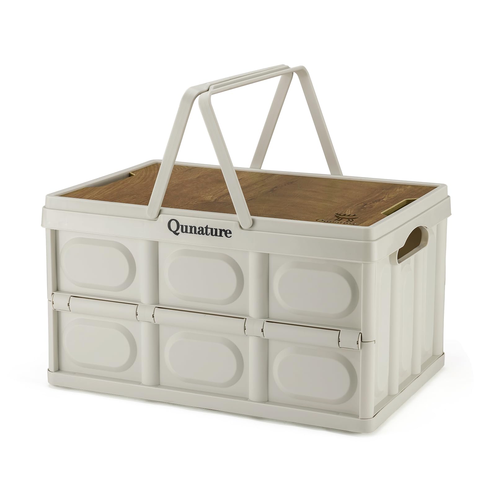 Caja de Almacenamiento Plegable con Tapa Cajas de Camping Almacenaje Organizadoras Accesorios de Camping al Aire Libre para Acampar, Jardín, Viajar, Familia 26L/30L/ 55L/ 60L