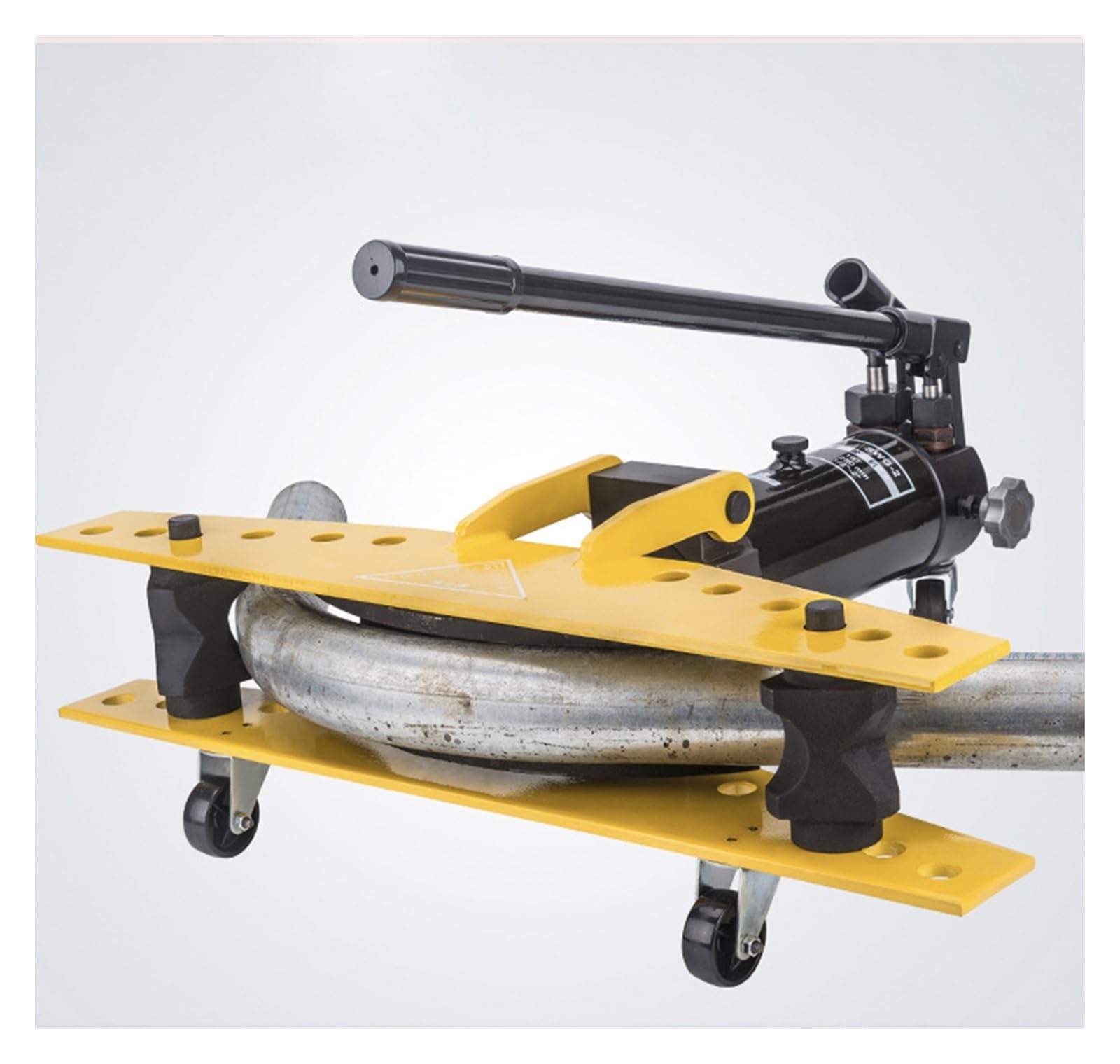Doblador hidráulico Manual Integral de 1 pulgada, tubo de hierro galvanizado, herramientas for doblar tubos de acero, diseño de émbolo de alta y baja presión herramienta hidráulica