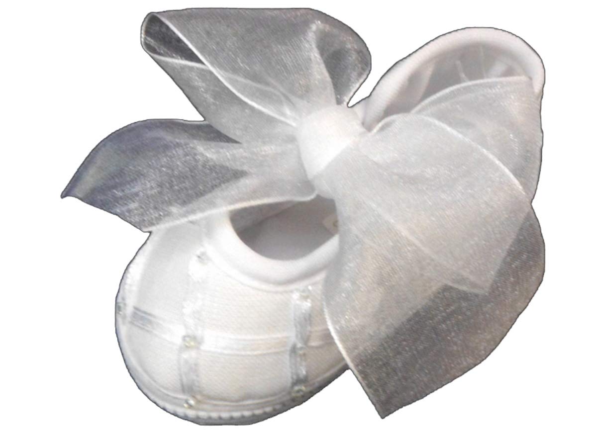 Will’Beth White Christening Shoes A170 (2 (6 Months))