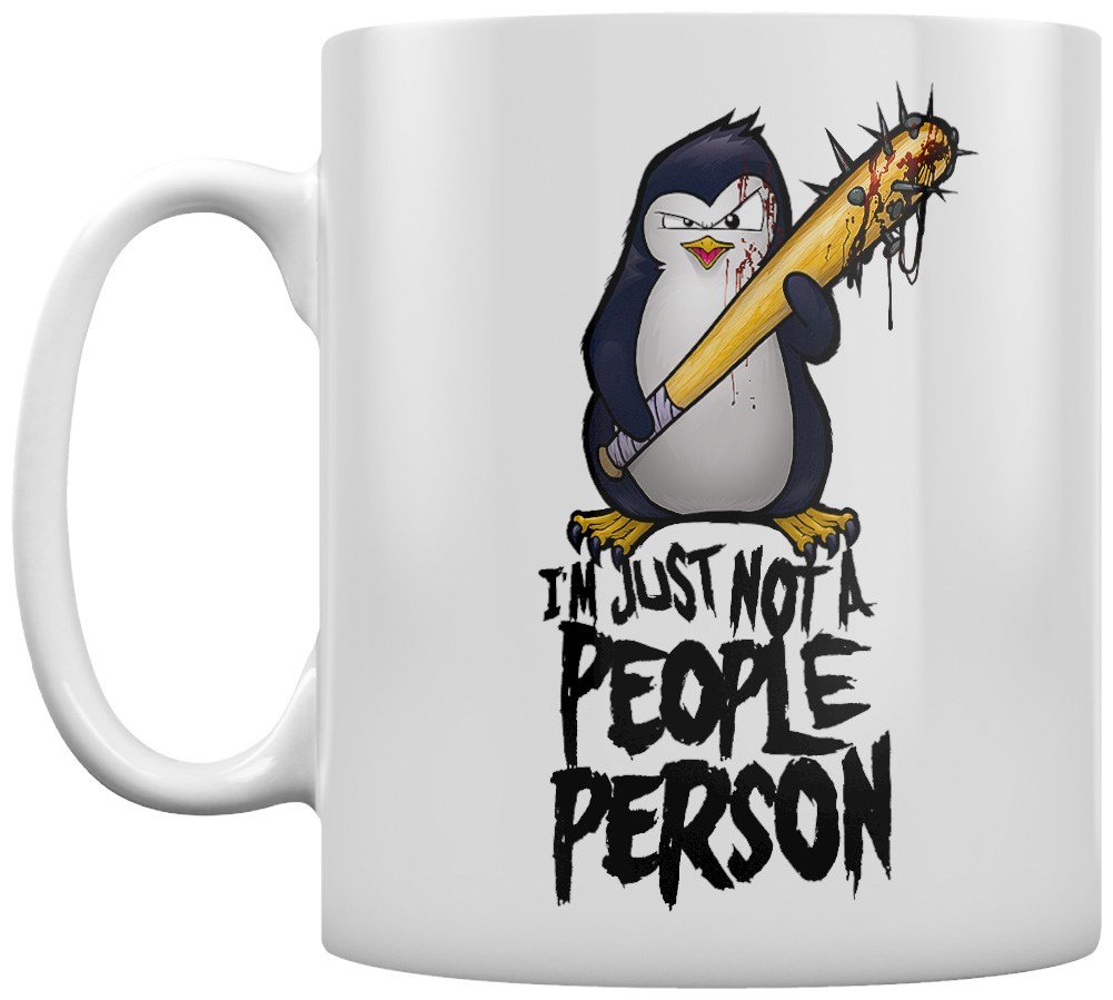 Psycho Penguin White Not A People Person Mug For Tea Or Coffee