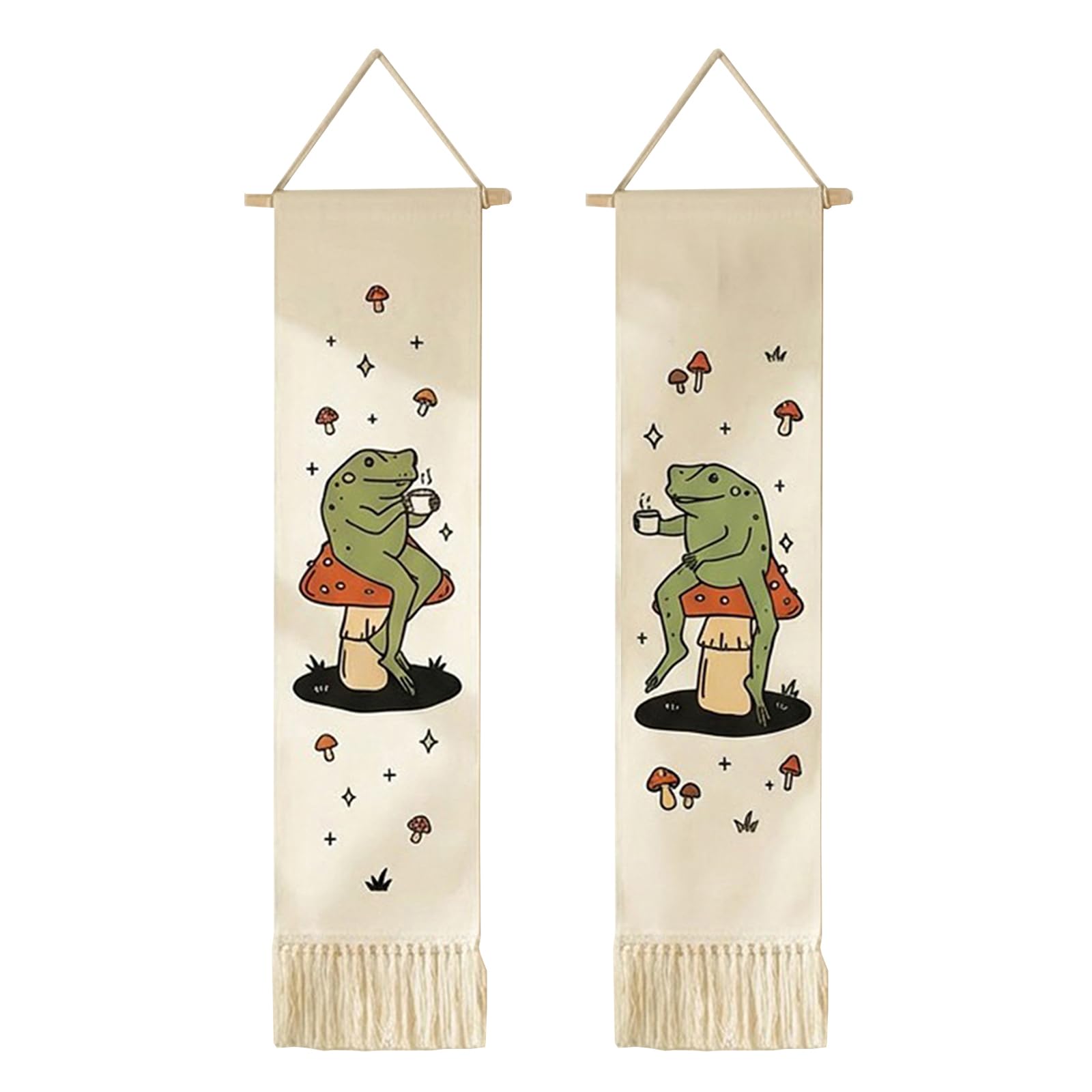 Tsophreniq Tapestry with Tassels Long Vertical Wall Hanging Bohemians Farmhouse Art Decors for Bedroom Living Room Nursery Long Vertical Hanging Tapestry