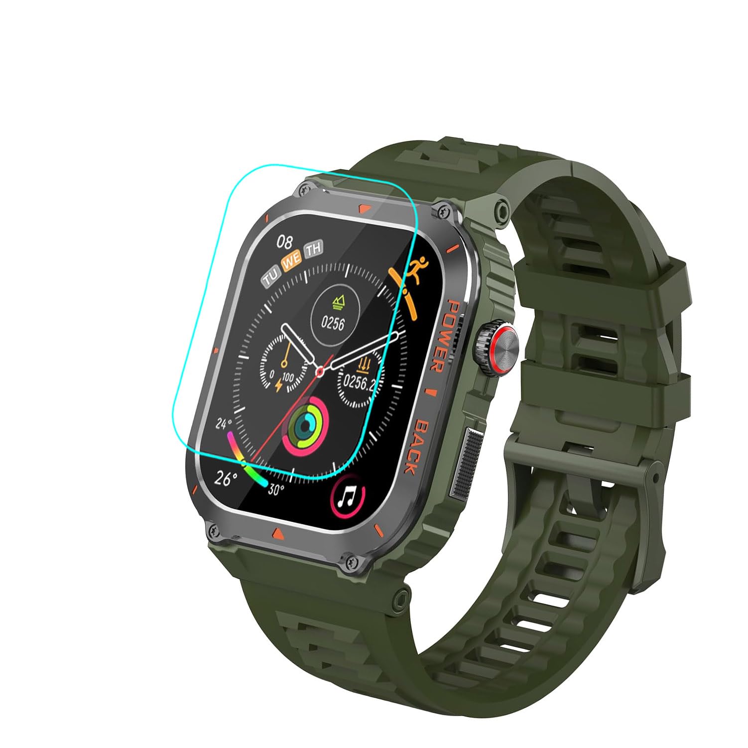 Amazon.com: Futanwei [5 Pack] for JnJnhkta Military Smart Watch