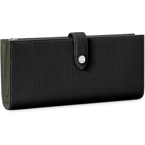 BONAVENTURA スクエアカードコインケース [ブラック x エトープ