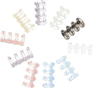TEHAUX 10 Peças Fichário Removível De Metal Anéis De Livro Papel Solto Fichário De Folhas Soltas Anel De Clipes Circulares Pequenos Anéis De Livro 4 Argolas De Plástico Anel De