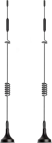 Miniatura 8 de Bingfu Antena 4G LTE 8dBi Base magnética MIMO TS9 Antena celular paquete de 2 unidades compatible con 4G LTE MiFi Mobile Hotspot Router USB Módem