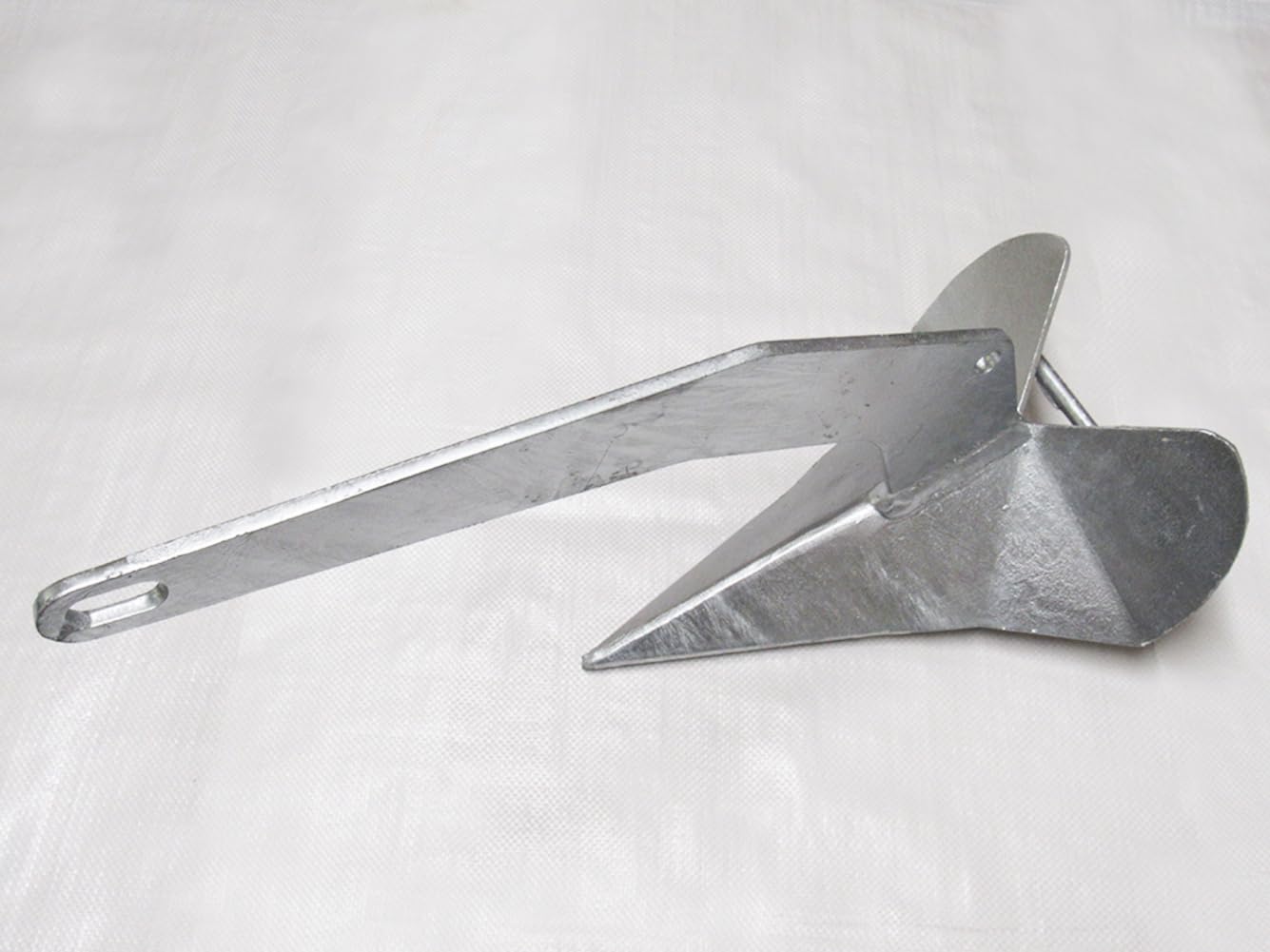 Galvanised Steel Fixed Plough Anchor 4KG - 30KG (Delta Style Yacht Boat Marine Sea) (4KG)