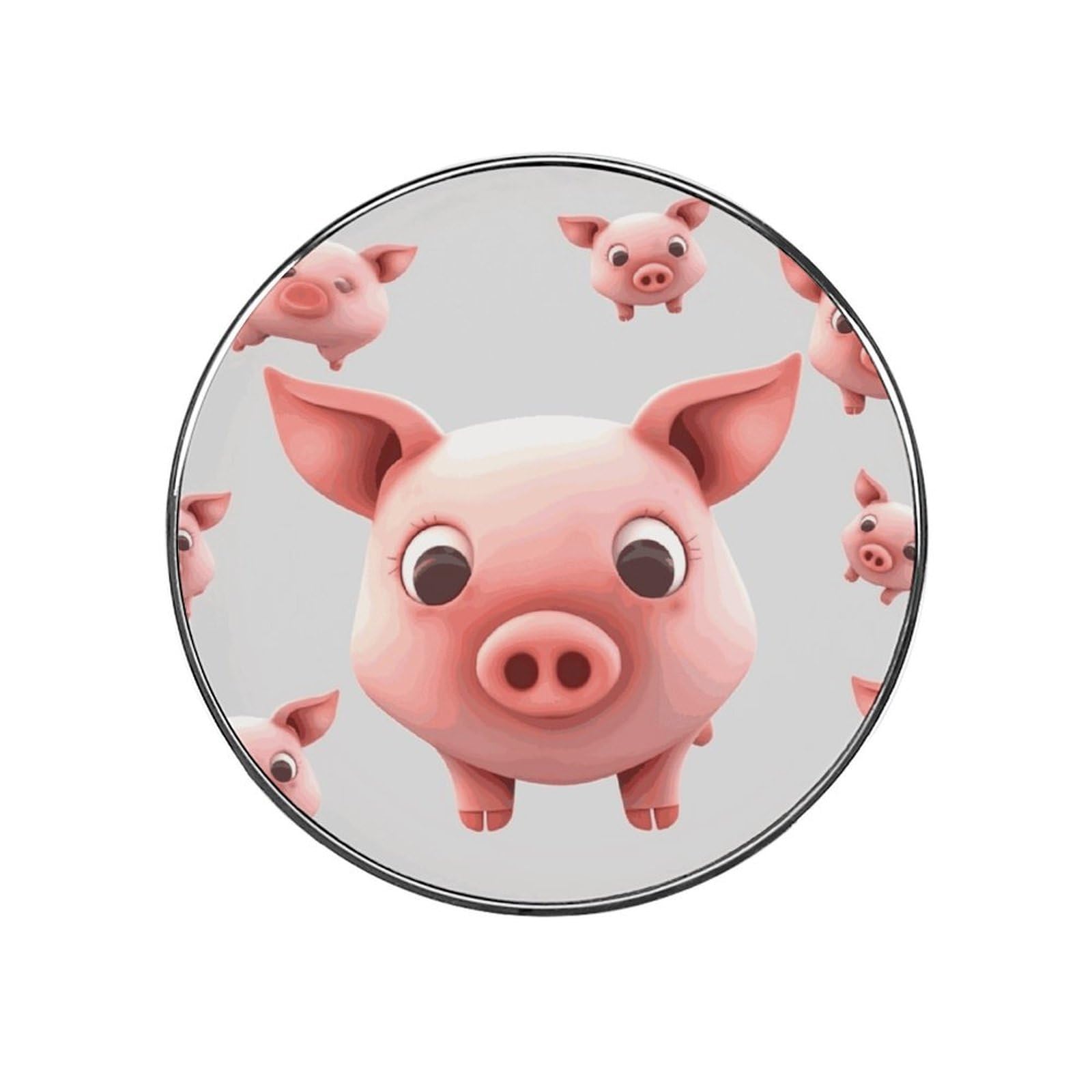 Adfgyerh Style Smiling (10) Refrigerator Magnets Circular Design，Stickers Home Decorations，Fridge Magnets For Fridge Plant Lovers Kitchen Office Locker Whiteboard Car Garage Decor.