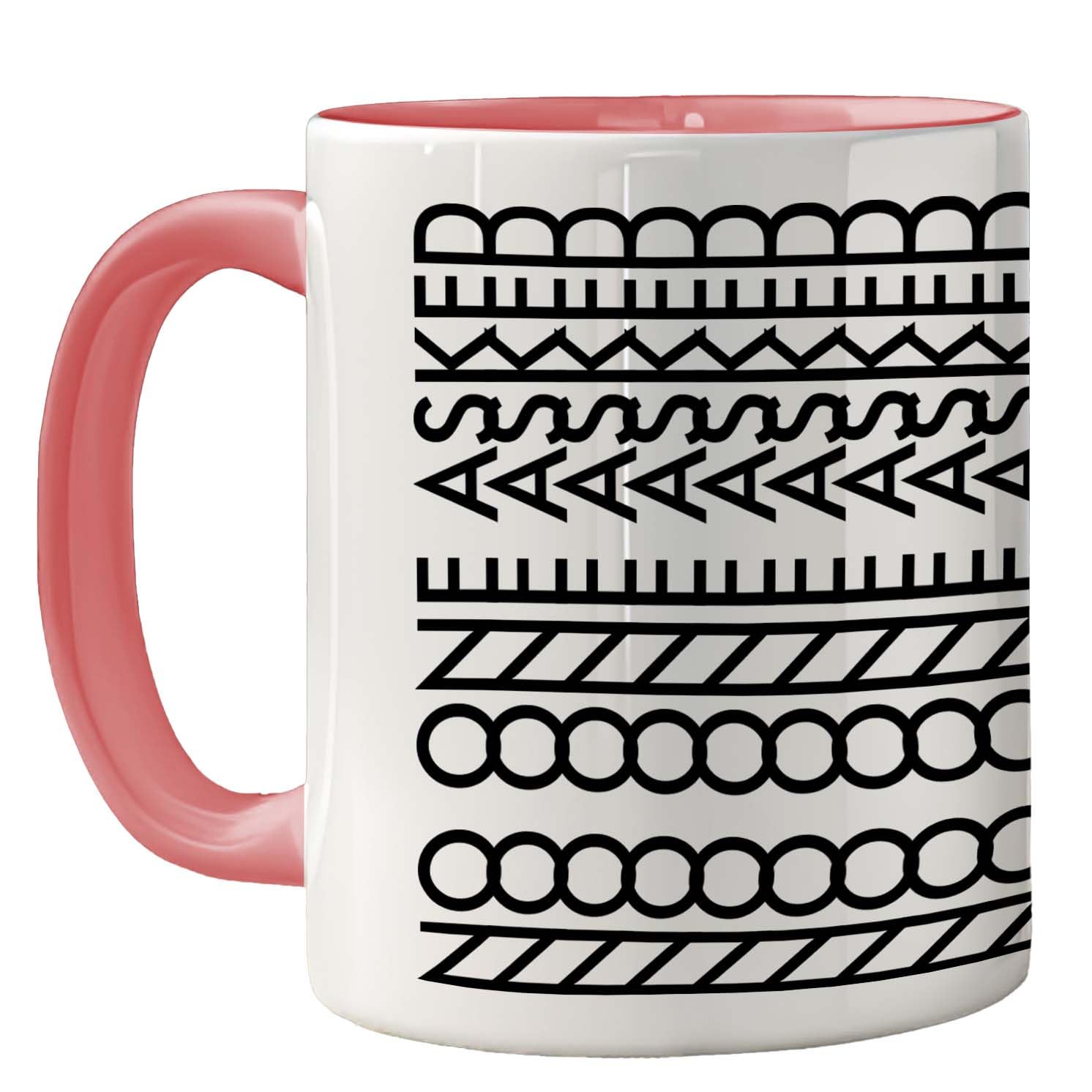 Funny Mug for Men Women - No One Asked - Rude Sarcastic Slogan Gifts for Work Colleagues, Crude Fun Novelty Joke Gag Gift Humour Birthday Friends, 11oz Pink Ceramic Premium Mugs Cup