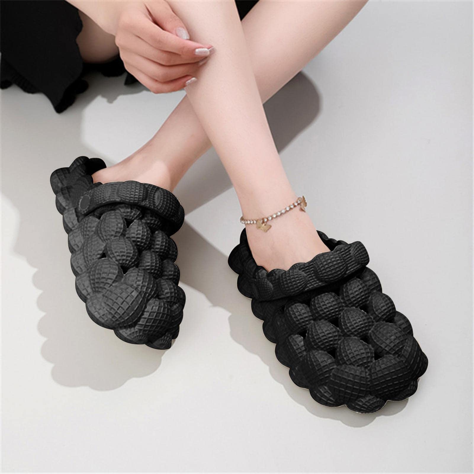 Bubble Shoes - Cozy House Slippers with Skid Resistant Sole | Unisex Shower  Room Fast Dry Massage Comfy Household Shoes for : Amazon.com.au: Clothing,  Shoes \u0026 Accessories