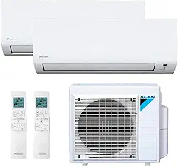 Ar Condicionado Bi Split Inverter Daikin 18.000 Btus (2x Evap 9.000) Quente e Frio 220v
