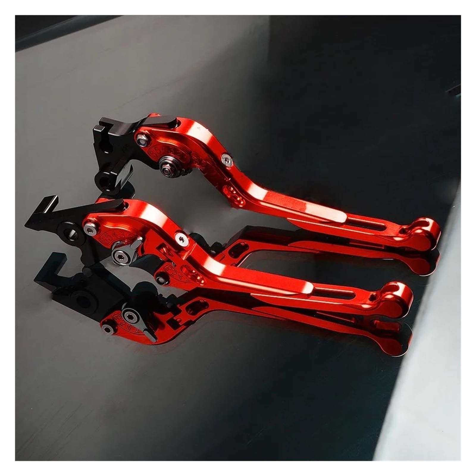 Posatoio Leva Freno Leve Freno Frizione Moto Regolabili Pieghevoli Allungabili In Alluminio CNC Per Suzuki DL1000/V-STROM 2002-2016 Freno(Gold)