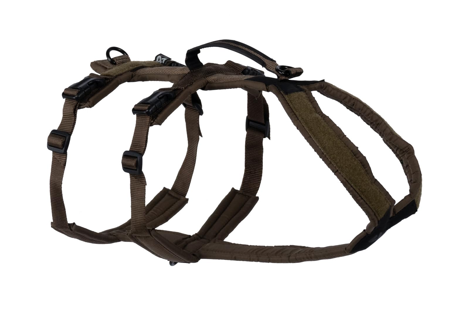 Non-Stop Dogwear Line Harness Long WD, Olive - 7, Green