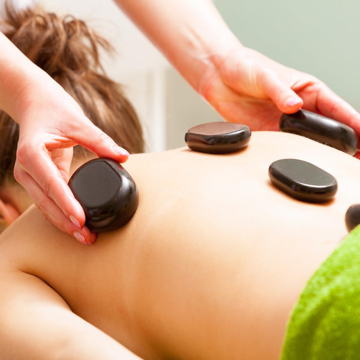 Digitaler Steinewärmer für Massagesteine Thermostat Edelstahl Keramik rutschfester Boden abnehmbarer Topf SPA Salon KA-6QD