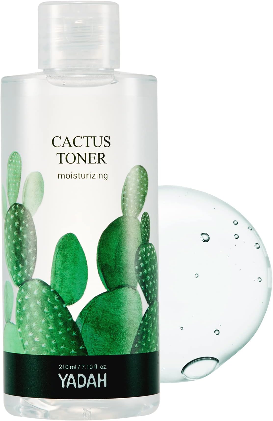 Yadah Cactus Toner 7.1 Fluid Ounce, Cruetly Free Prickly Pear Hypoallergenic Moisturizing Skin Care
