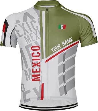 Men's Cycling Jersey Short Sleeve Quick Dry Breathable Full Zip Shirts