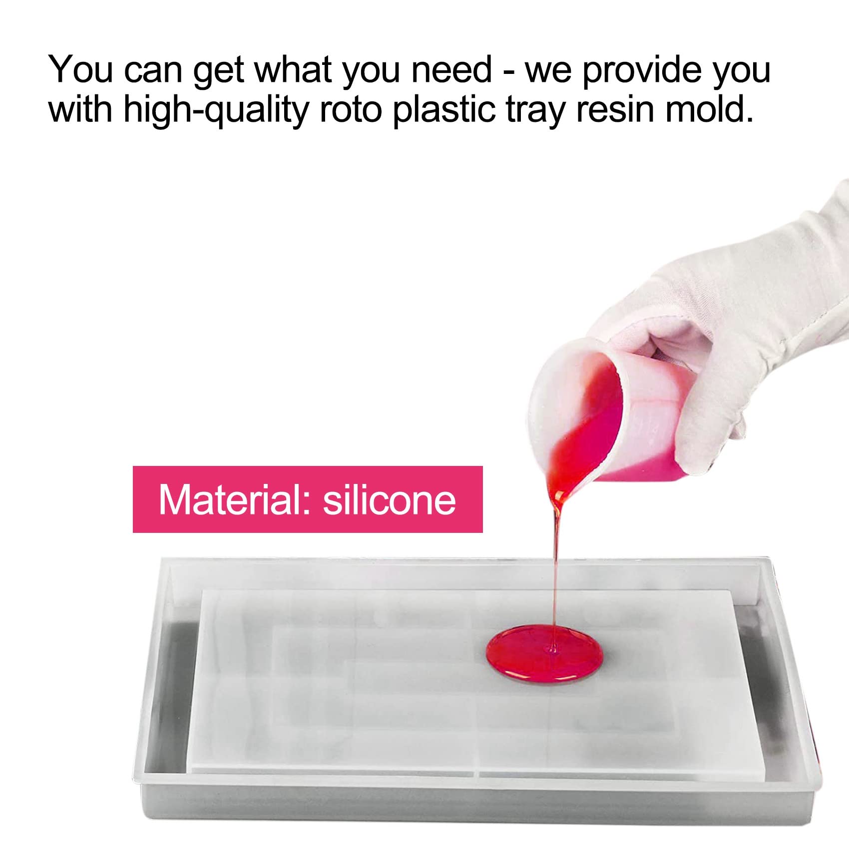 Fahibin 2 stuks siliconen schelpvormen - Epoxyhars mallen siliconen mallen voor het opbergen van sieraden - Voor knutselen, decoraties, opbergdozen