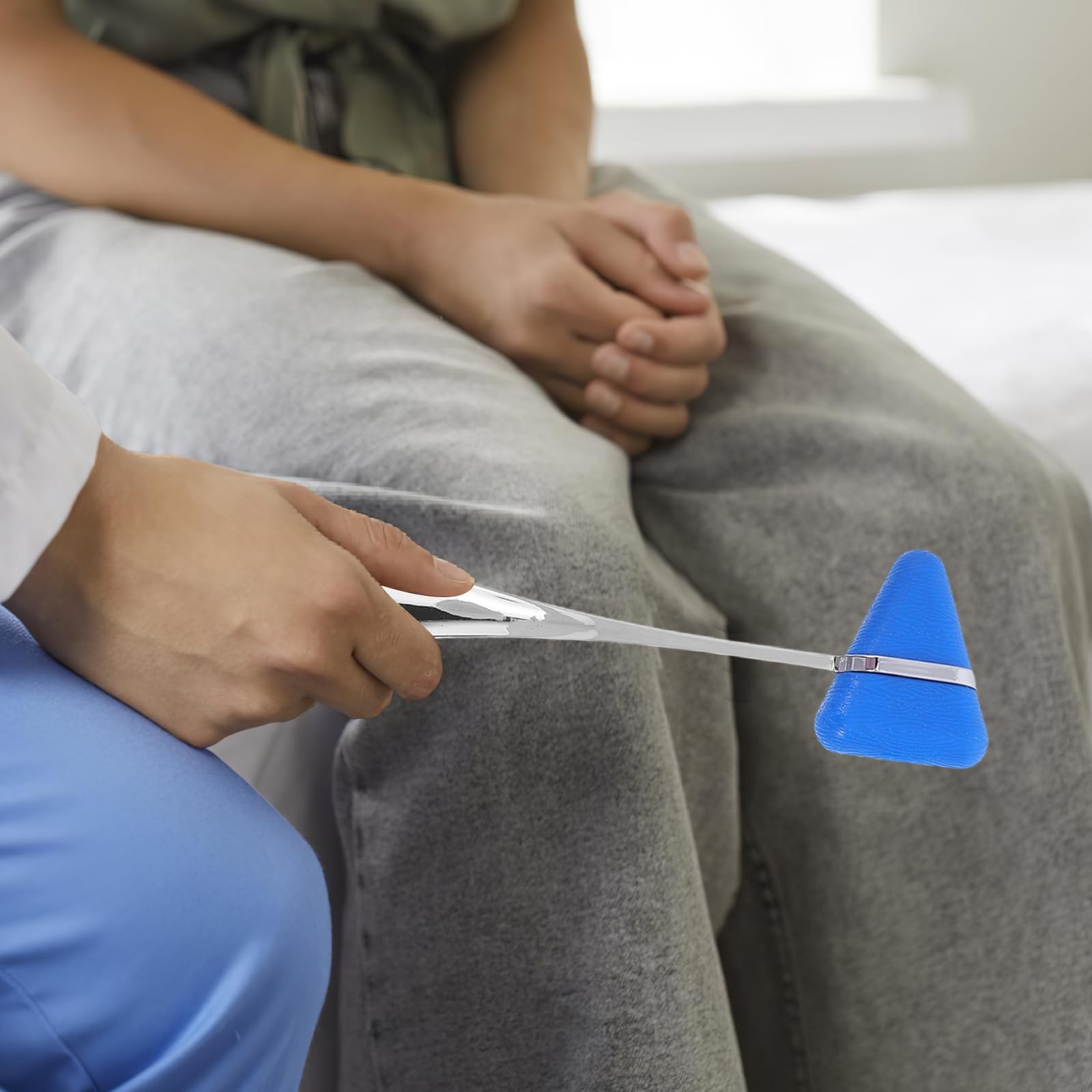 UKCOCO Set Martelli Medici Neurologici 5 Pezzi Blu, Strumenti Diagnostici Clinici Portatili Impugnatura Ergonomica per Test Ortopedici e Neurologici, Kit per Studenti e Professionisti