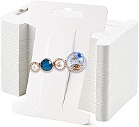 Vista 10 de Mototo 300 tarjetas de exhibición de pinzas para el cabello, pasadores para el cabello, soporte de exhibición de joyas, cartón de papel rectangular