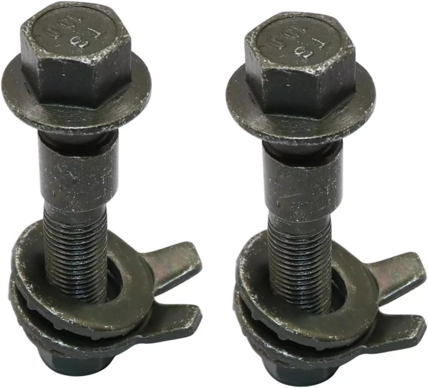 2pcs 14mm Adjustable Camber Correction Alignment Kit for Front Wheels Cam Bolts for Buick for Chevrolet for Honda for Nissan for Dodge for Ford for Jeep Replace 81260