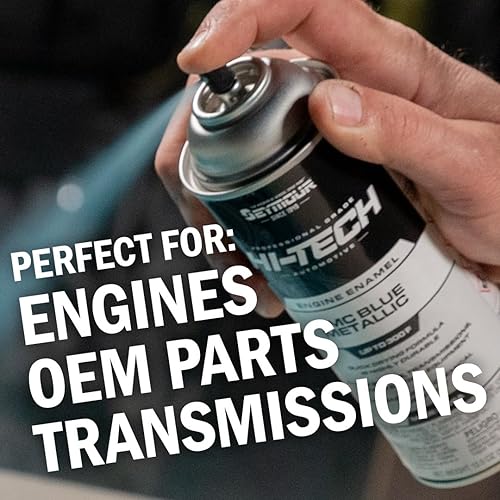 Miniatura 6 de STANIOS Hi-Tech EN-71 - Pintura en aerosol de aluminio para motores, 12 onzas (paquete de 2), revestimiento automotriz de alta temperatura para