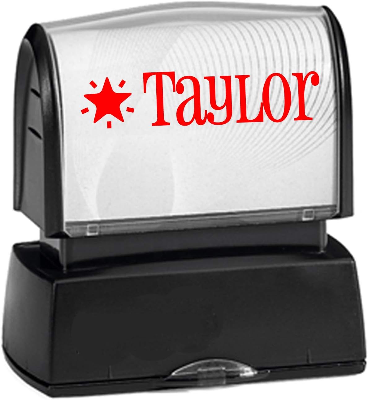 Personalized Kids Name Stamp with Icon - You Choose Ink Color and Icon Image