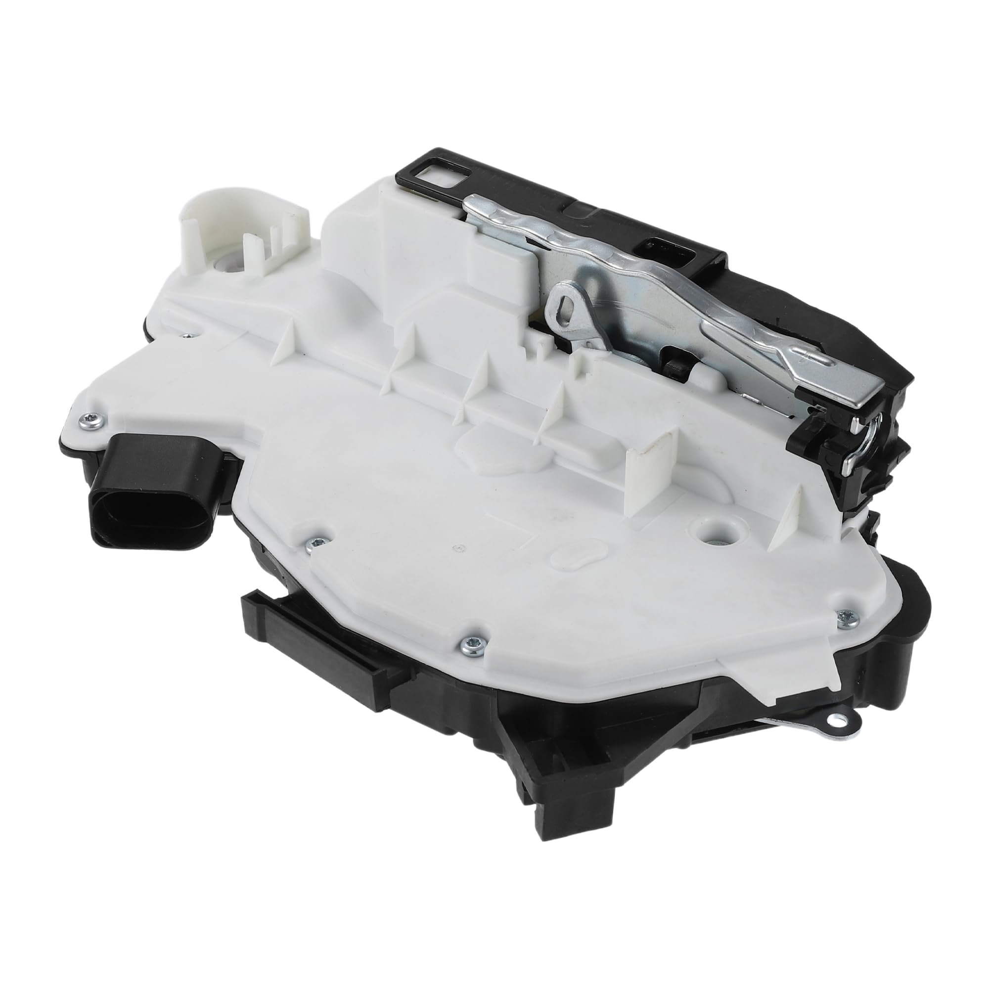 A ABSOPRO Serrure Porte Actionneur Avant Gauche pour VW Tiguan 12-15 1pc | Pour Volkswagen CC 2009-2015, Pour Volkswagen Passat CC 2009-2012, Blanc, Noir, Plastique, Métal, 21.5x11.6x7.6cm, 7 Broches