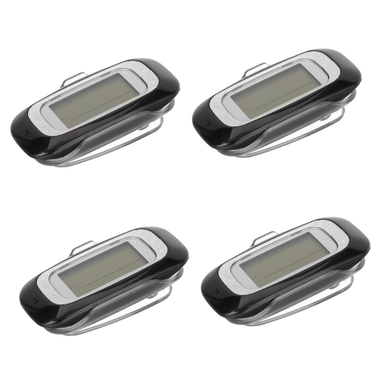 ibasenice pédomètre Clip de Compteur de Pas podomètre pour Marcher Compteur de Calories Compteur de Pas pour Marcher Podomètre Portable Compteur portatif Abdos