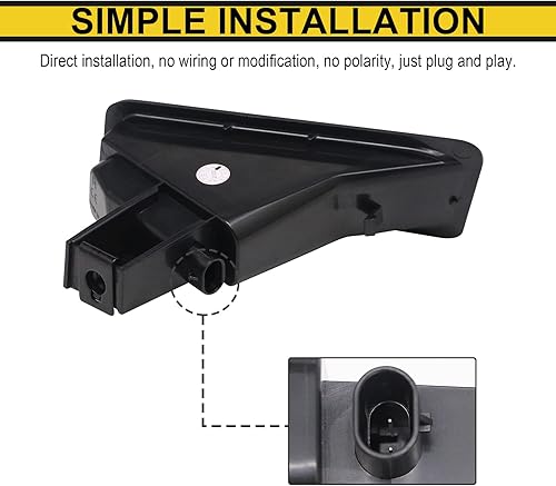 Miniatura 4 de R&F Auto Reemplazo de luz LED blanca de 6000 K para placa de matrícula Ram 1500 2019-2022 2019-2022 para parachoques trasero de camioneta, par de