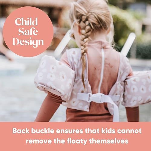 Miniatura 7 de Ava + Oliver Chaleco de natación para niños pequeños, chaqueta flotante y alas de agua para niños y niñas, ajuste duradero y ajustable, seguro y