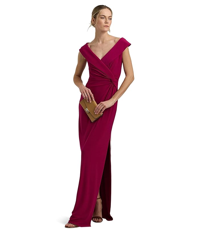 Women's Lauren Ralph Lauren Jersey Off-the-Shoulder Gown Women's Lauren Ralph Lauren Jersey Off-the-Shoulder Gown