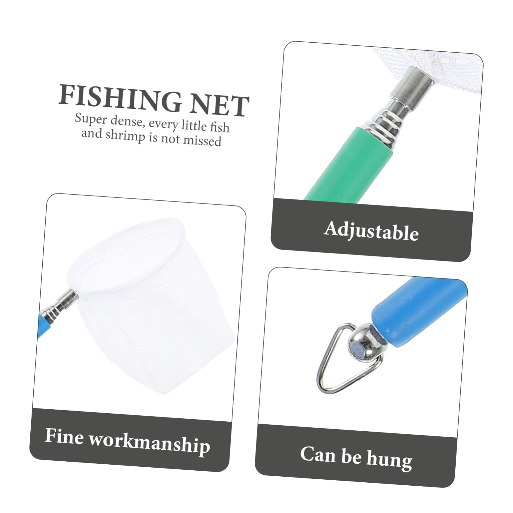 Sosoport Aquarium Garnelen Fischernetz Panzer Schüssel Fischnetz Groß Krabbennetze Lutscher Tragbares Fischernetz Fischbecken Fischernetze Fischnetze Rostfreier Stahl