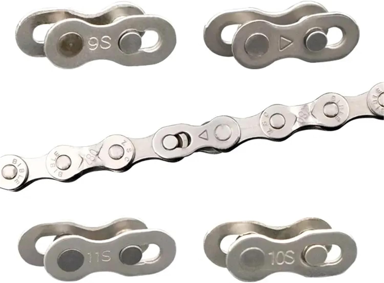 Roller Chain Offset Link 10Pairs Bicycle Chain Link Connector Joints Magic Buttons Road Cycling Mountain Bike Quick Master Links(12 Speed)