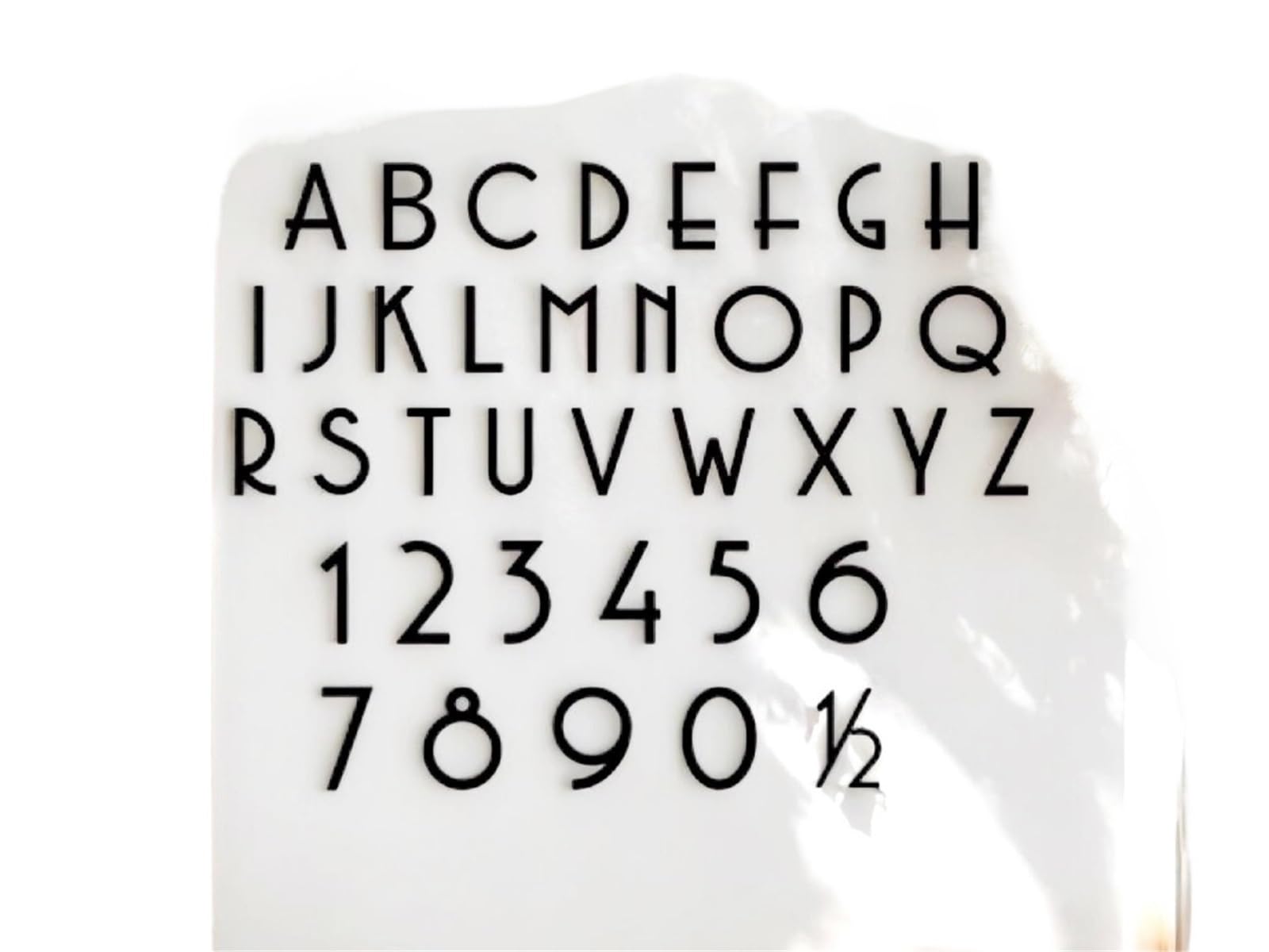 Número Casa Exterior Placa acrílica con letras numéricas de 6 a 12 pulgadas for buzón moderno, marca dirección casa al aire libre(5,12 inch)