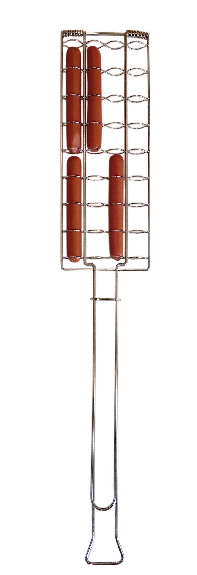 Rome Industries 2788 Rome's Chrome Plated Steel Full Pack Hot Dog Roaster, 29-Inch, Chrome