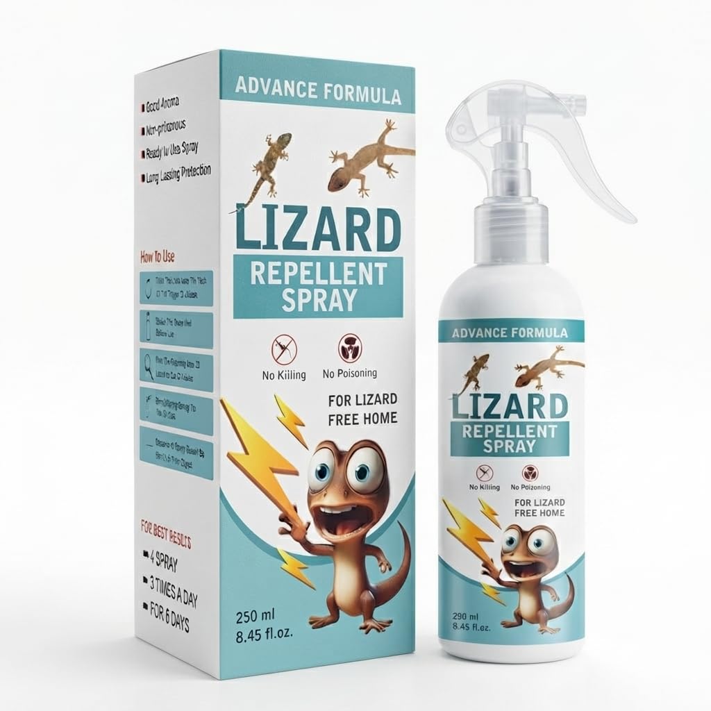 Lizard Repellent for Home Spray | Pest Control | Lizard Killer For Home Spray | Repellent For Lizard | Anti Lizard Spray Repellent For Home | Repellent For Lizard (200ML)-picture-17